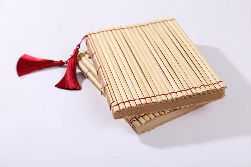 Handmade Bamboo Notebook (With Gift Box), Familiar Bamboo Material, Carefully Crafted Notebook Cover, Quality Paper Material, Corporate Gift