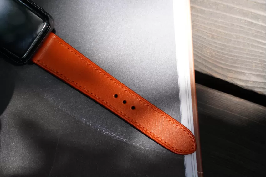 Tanned Leather Apple Watch Band, Various Colors And Leather Material, Exquisite Design, Minimalist Style, Modern