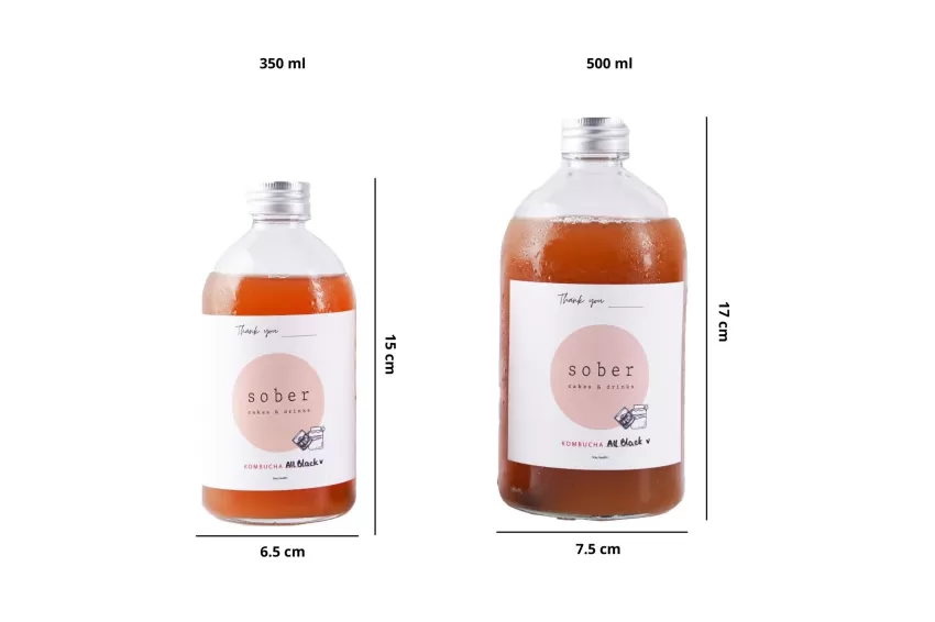 Kombucha All Black, Trà Lên Men Mật Ong, Lợi Khuẩn & Chống Oxy Hóa, Thức Uống Tươi Trẻ, Quà Tặng Sức Khỏe