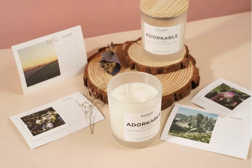 Adorkable Perfume Scented Candle Gift Box