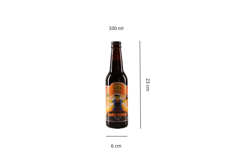 Dark Horse Brown Ale, Craft Beer, Premium Handcrafted Beer, Top-Notch Imported Ingredients, Original Dark Beer Flavor