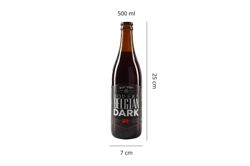 Bia Craft Modern Belgian Dark, Bia Được Ủ Thủ Công, Bia Craft Cao Cấp, Nguyên Liệu Thượng Hạnh, Vị Bia Bỉ Truyền Thống