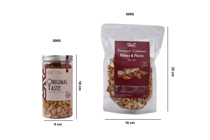 Roasted Salted Cashew Nuts Without Shell 500g
