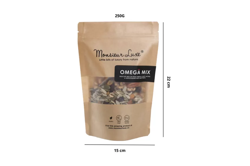 Omega Trail Mix, Nuts And Dried Fruits, Healthy Snacks, No Sugar, No Preservatives, Crunchy Nuts, Eat Clean, Natural Ingredients