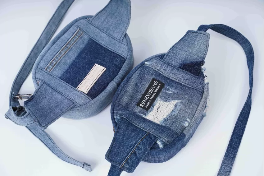 Hip Bag From Old Jeans