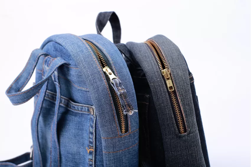 Backpack From Old Jeans