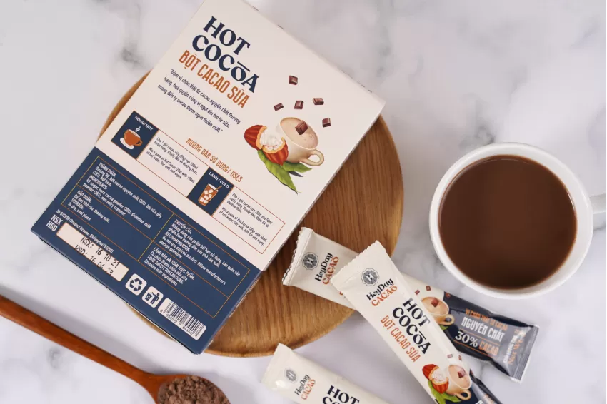 Bột Cacao Sữa, Hộp 12 Gói