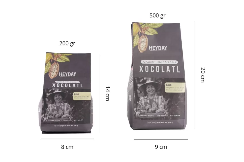 Bột Cacao Hòa tan 3in1 Xocolatl