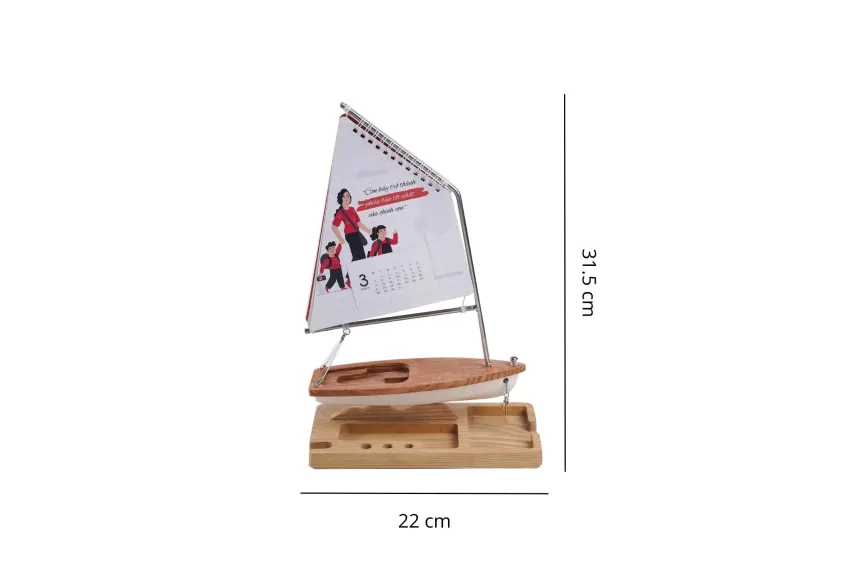 Lucky Sailboat Model C200.T10 With Calendar