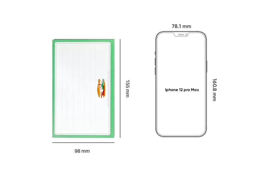 Banh Mi Pocket Notepad, Design Note Paper, Large Size Note Paper, Vietnamese Design, Foreigner Gift, Gift for Travelers