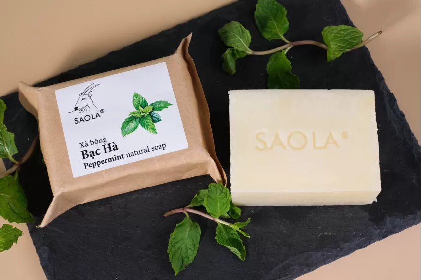 Peppermint Essential Oil Soap