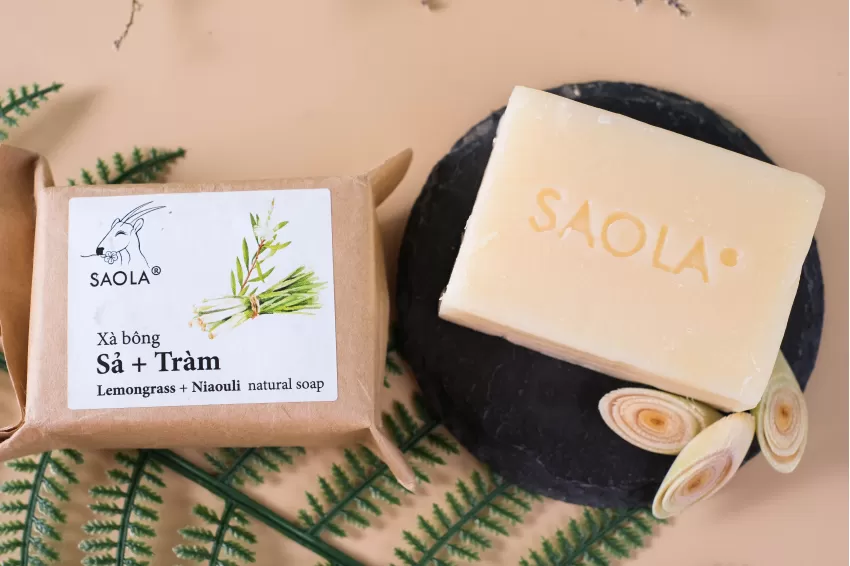 Lemongrass And Niaouli Essential Oil Soap