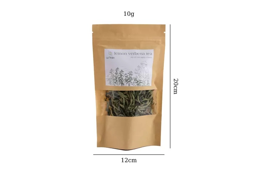 Trà Cỏ Roi Ngựa Chanh, Túi Zip 10g, Trà Thanh Lọc Detox, Vị Chua Thanh, Trà Thảo Mộc Thiên Nhiên, Nguyên Liệu Sạch