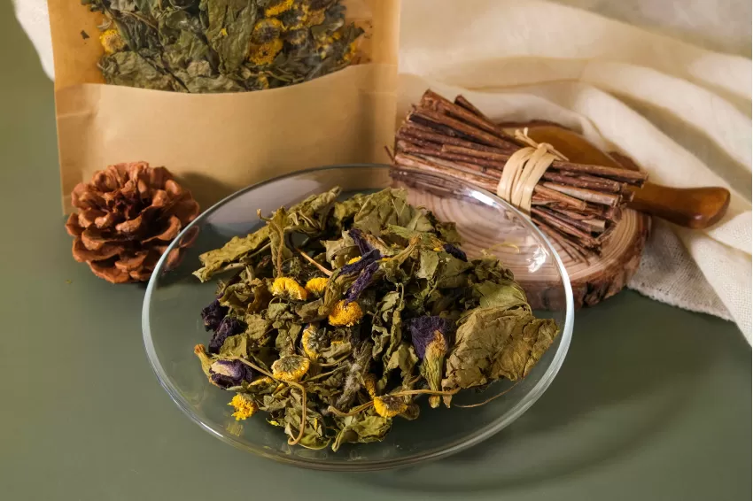 The Slumber Tea Blend, Zip Bag of 10g, Sleep Aid Tea, Anxiety Support Tea, Gift for Her, Natural Herbal Blend, Sample Pack