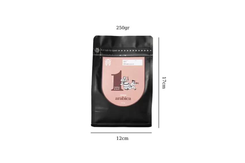 Giong 1 Arabica Coffee, The Healing Coffee, Coffee Blend, Clean Ingredients, High-quality Coffee, Strong Flavors, Artisanal Coffee