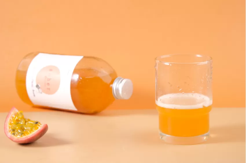 Kombucha Chanh Dây Hoa Lài - Sự Pha Trộn Hương Thơm Nức Mũi, Vị Chua, Tốt Cho Sức Khỏe Quà Tặng Mùa Hè