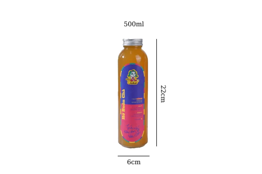 Trà Kombucha Chankuất 500ml, Giảm Cân Thanh Lọc, Vị Chanh Tươi Mát, Giàu Lợi Khuẩn Sức Khỏe, Lên Men Tự Nhiên