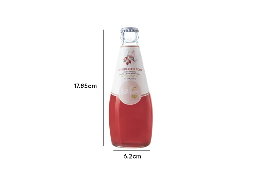 Spring Kefir Soda, Fermented Drink, Probiotic Thirst-Quencher, Weight-Loss Supportive Beverage, Gentle Sweet Flavor