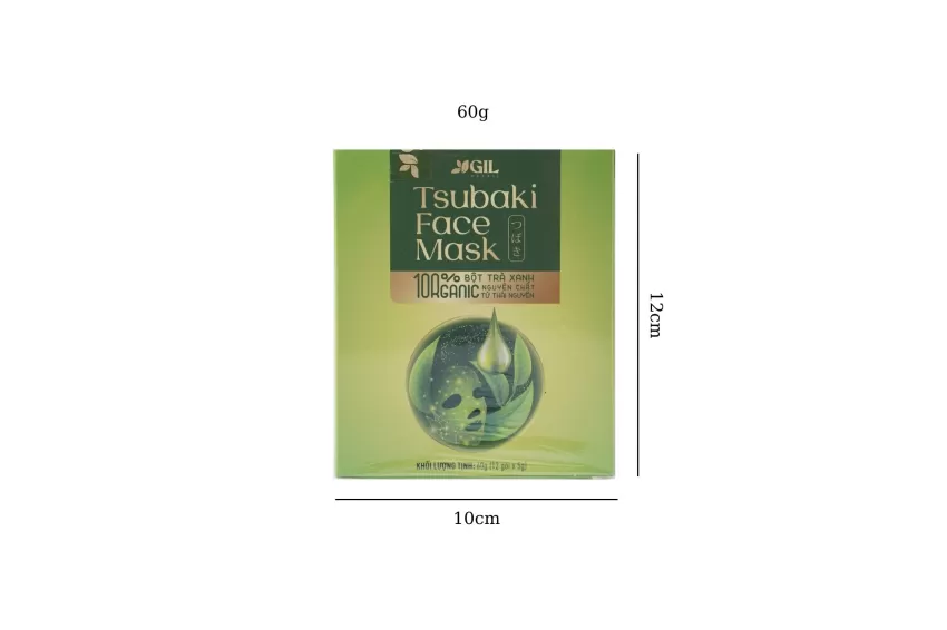 Tsubaki Green Tea Powder Face Mask