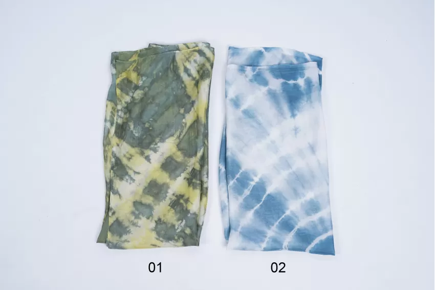 Tie-dye Silk Scarf