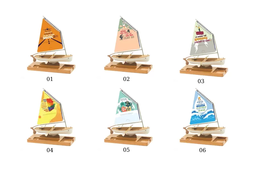 Lucky Sailboat Model C250.T6 With Calendar