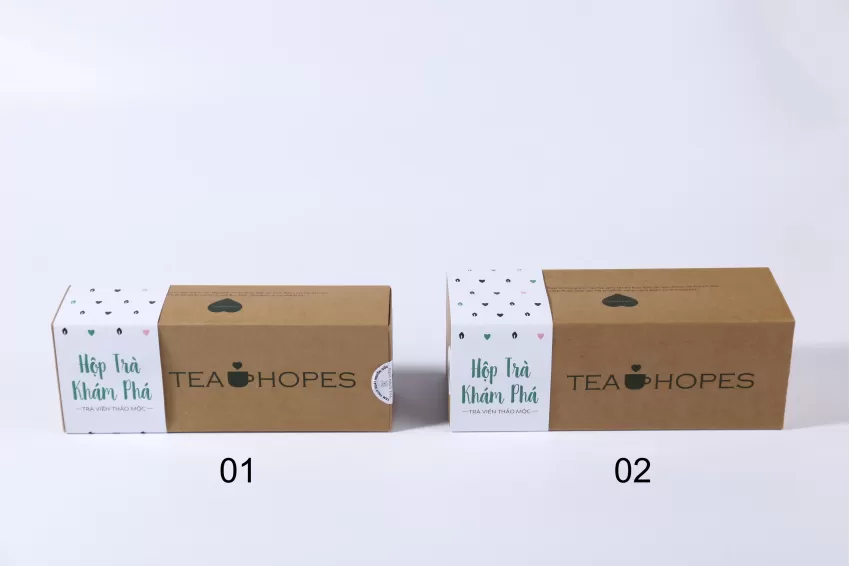 Mixed Tea Cube Box, 8 Flavors