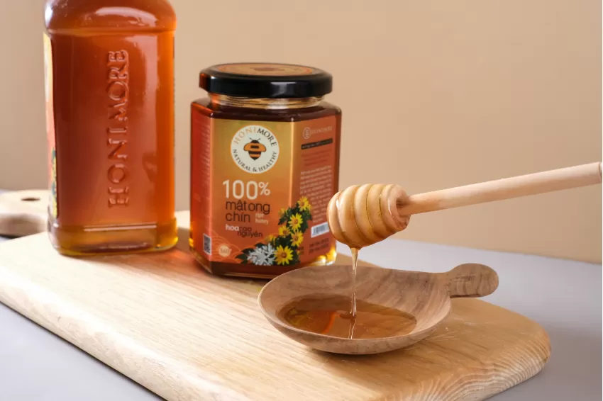 Ripe Honey From Multi-Flower Of Central Highland