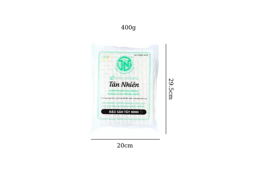 Super Thin Rice Paper, Tan Nhien Rice Paper, Tay Ninh Specialty, No-Water-Needed Rice Paper, Vegetable And Meat Rice Paper Rolls