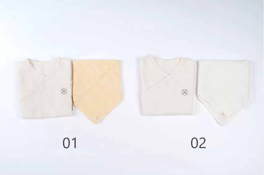 Newborn Baby Gift Set, Short-sleeved Kimono Bodychip