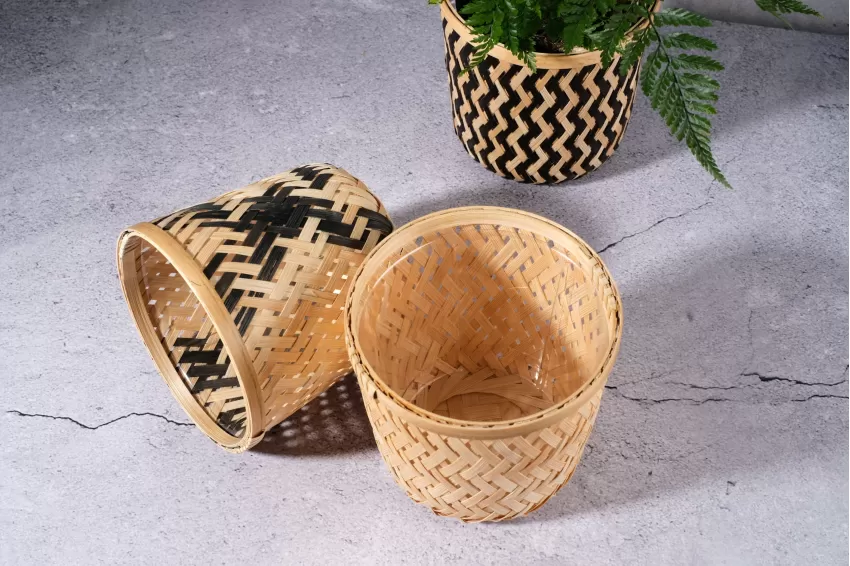 Bamboo Plant Basket