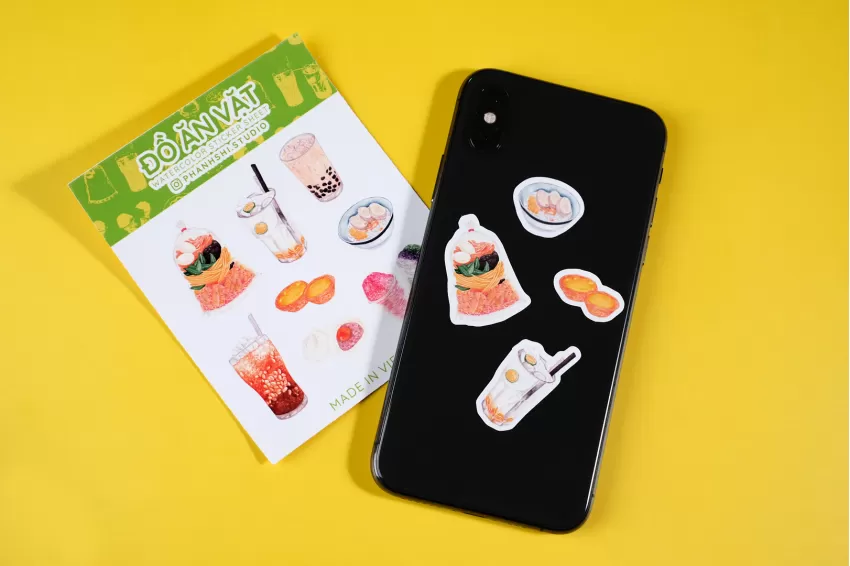 Sticker Đồ Ăn Vặt