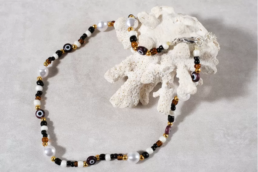 Brownie Beaded Necklace
