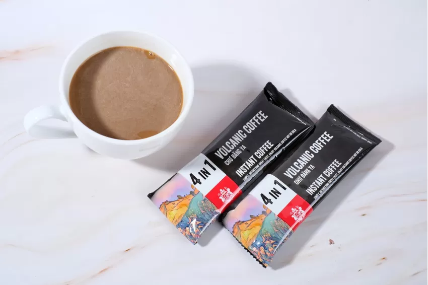 Instant Volcanic Coffee, Vietnamese Coffee, Arabica Coffee, Robusta Coffee, Delicious Taste, Volcanic Mountain Coffee, Specialties