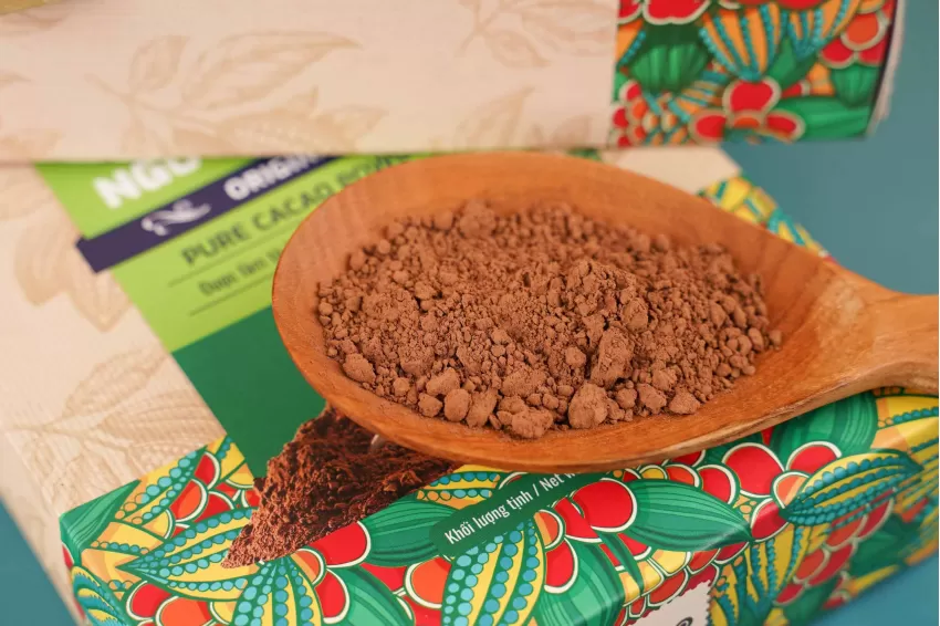 Bột Cacao Nguyên Chất Original, Nguyên Liệu Cacao Sạch, Không Gây Tăng Cân, An Toàn Cho Người Bệnh Tiểu Đường, Không Chứa Chất Bảo Quản