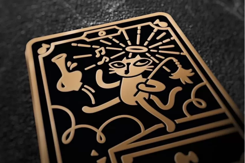 Pin Cài Meowracle, Thiết Kế Theo Những Lá Bài Tarot Huyền Bí, Đường Nét In Rõ Ràng, Chất Liệu Hợp Kim Bền Bỉ, Khó Bong Tróc