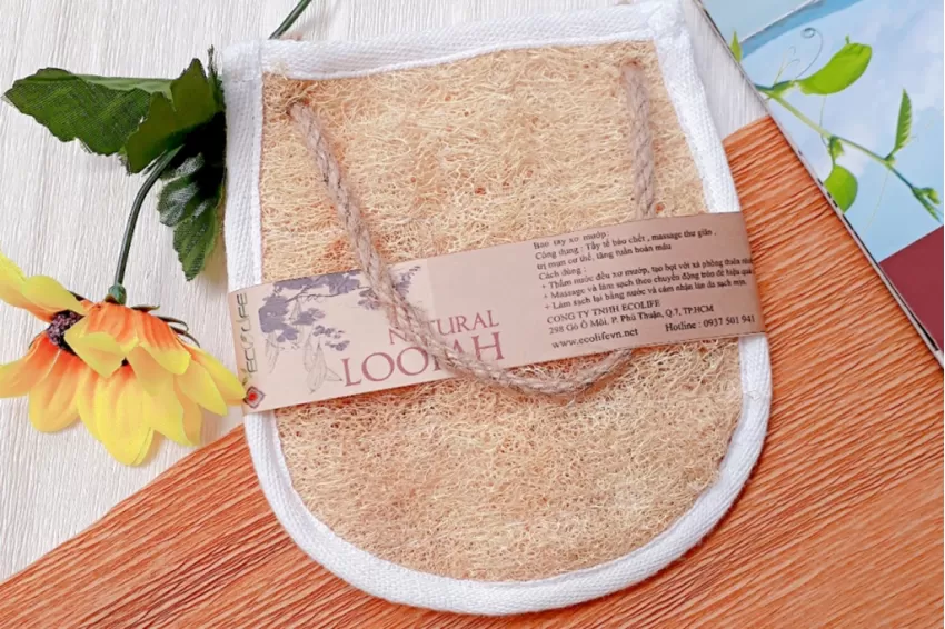 Natural Loofah Glove