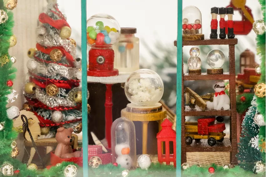 “Santa’s Toy Store” Miniature