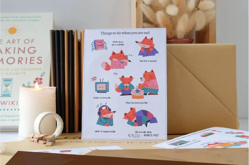 Cute stickers for you to decorate your notebooks, notebooks or desks