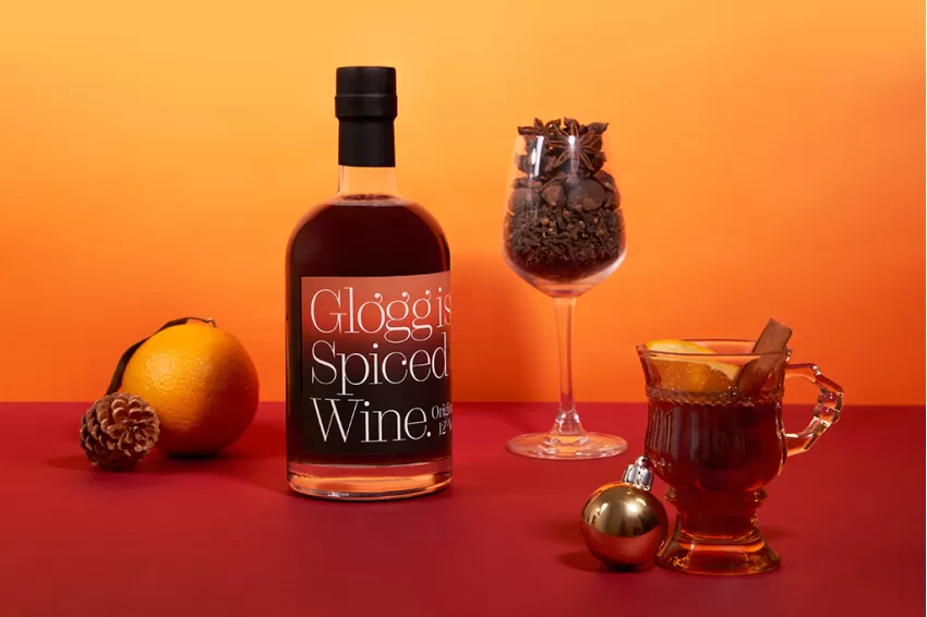 Glơgg Is Spiced Wine, Rượu Thảo Mộc Vị Nguyên Bản, 750ml, Công Thức Thụy Điển, Nồng Độ Cồn 12%, Hương Vị Đậm Đà