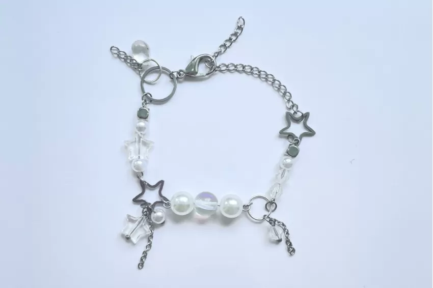 Extreme 03 White Necklace, Milky Way Collection, Graceful Beauty, Fairy-Like Style, Sweet And Delicate Design