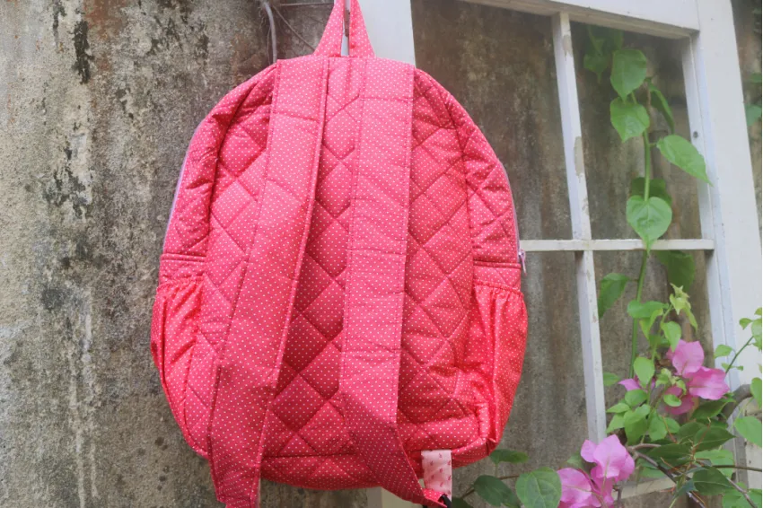 Quilted Backpack, Unique Design, Premium Fabric Material, High Durability, Large And Convenient Size, Striking Color