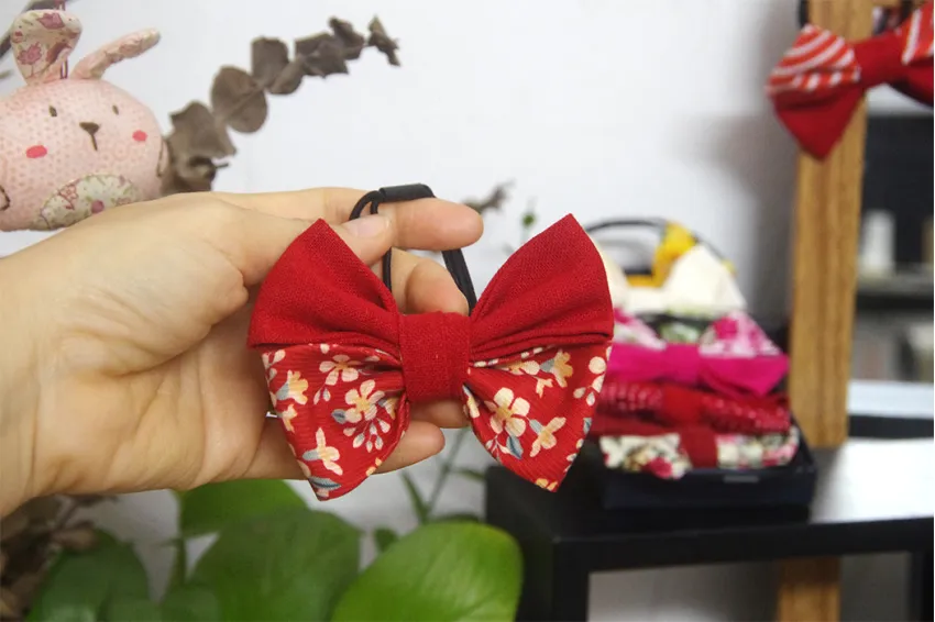 Fabric Butterfly And Bow Hair Tie, Fabric Hair Tie, Hair Accessories, Handmade Accessories, Fabric Accessories, Gifts for Girls, Gifts for Girlfriends, Unique Gifts