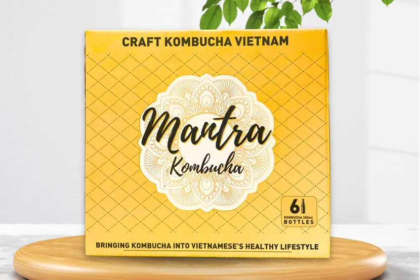 Set of 6 Mantra Kombucha Cans, Kombucha, Fermented Tea, Healthy Drinks, Natural Ingredients, Drinks Good For The Digestive System, Health Gifts