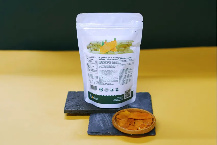 Vacuum-dried Cat Num Mango (Original Flavor), Dried Mango, Dried Fruit, Healthy Snack, No Preservatives, Culinary Gift