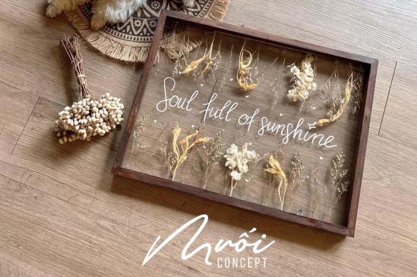 Dried Flower Frame, personalized gifts