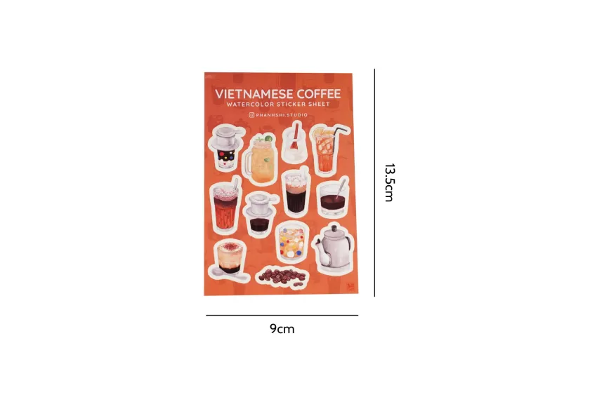 Vietnamese Coffee Stickers