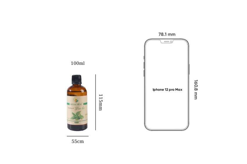 Peppermint Oil Spray Bottle 100ml