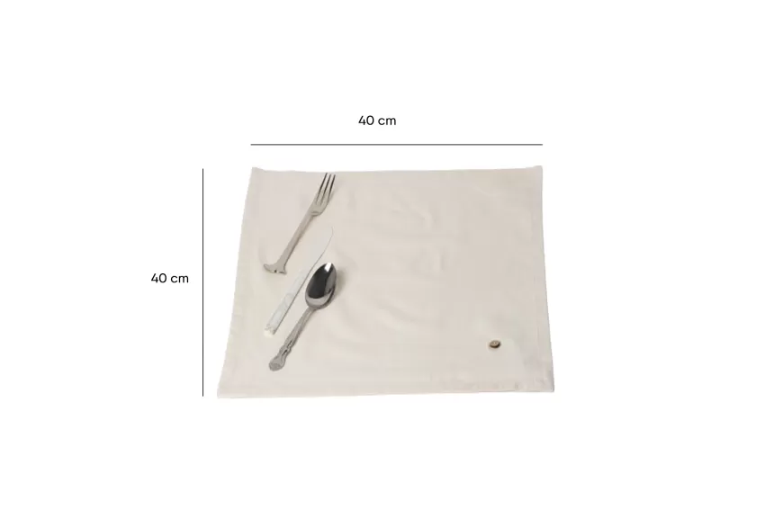 Plain Napkin With Coconut Button, Bamboo Linen Fabricm, Minimalist Style, Modern Design, Handcrafted Tailoring, High-Quality Product