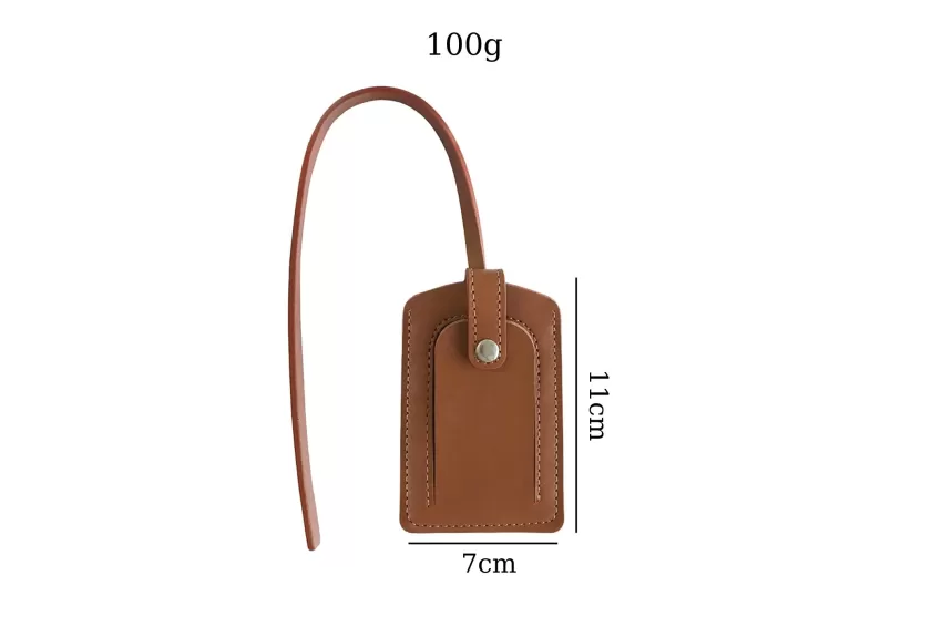 Double-layer Handmade Leather Tag