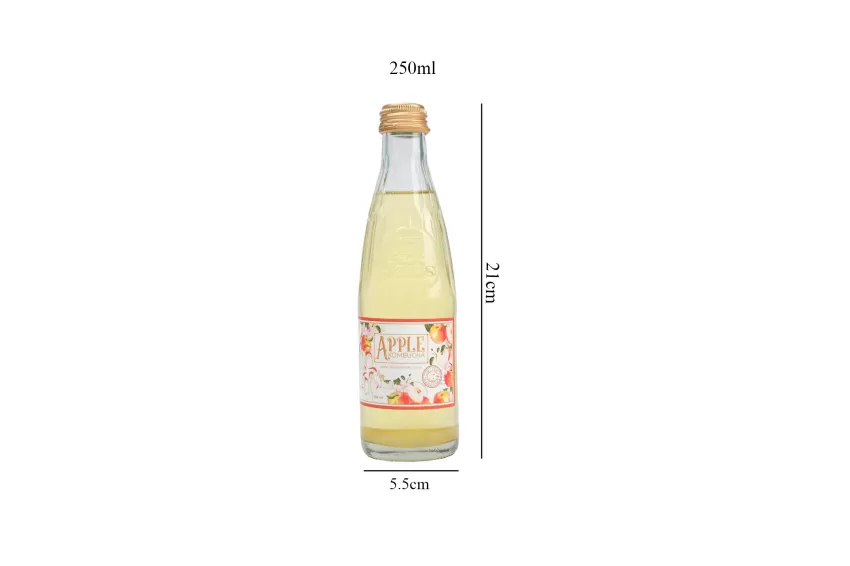 Kombucha Táo 500ml - Vị Táo Thanh Ngọt, Lợi Khuẩn Tiêu Hóa, Thức Uống Lên Men Sức Khỏe, Giao Nhanh Chóng